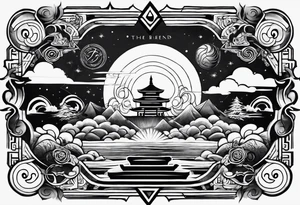 avatar the last airbender elements tattoo idea