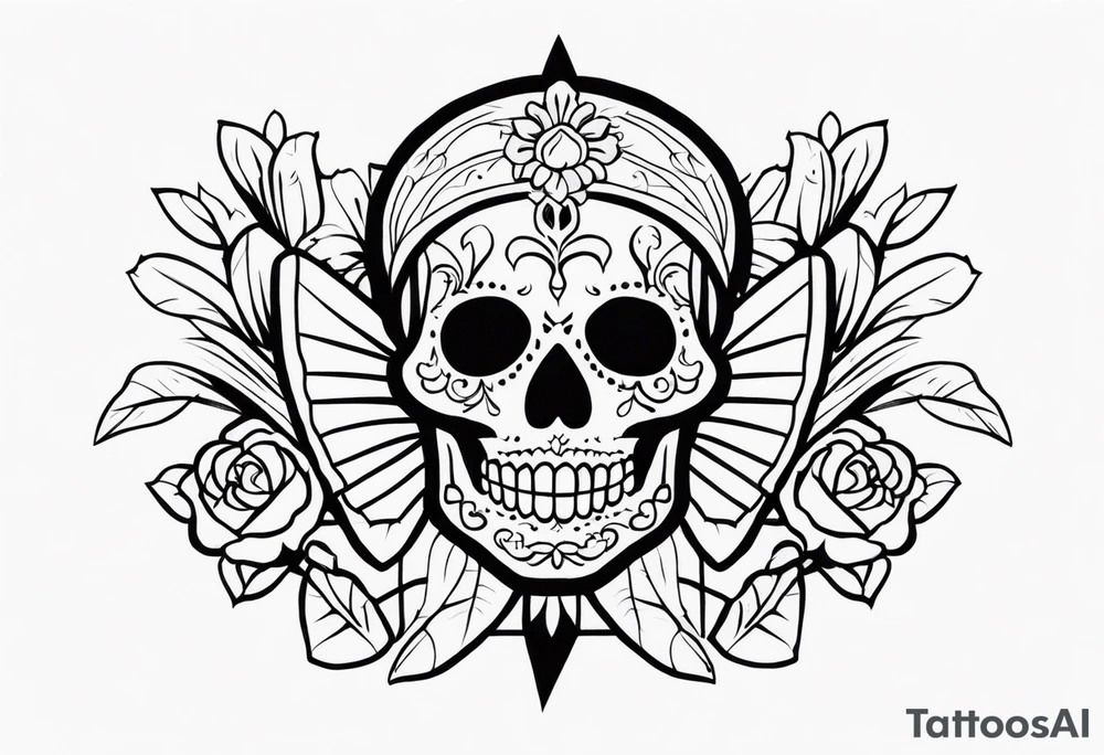 La muerte tattoo idea