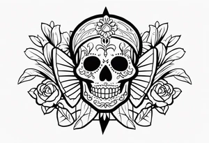 La muerte tattoo idea