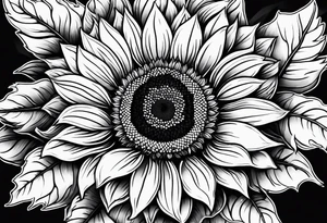 Sunflowers tattoo idea