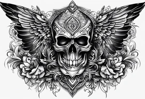 leather man tattoo idea