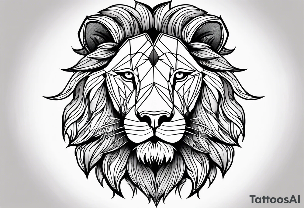 Trident with Greek lettering tattoo idea