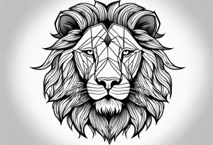 Trident with Greek lettering tattoo idea
