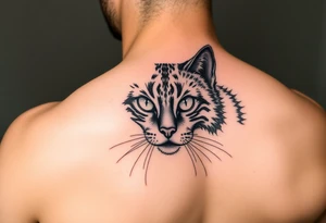 Black Cat tattoo idea