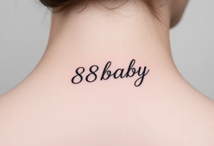 88baby tattoo idea