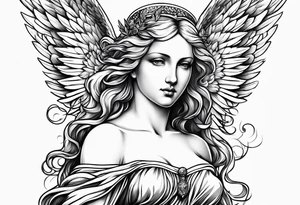 Biblical accurate angel tattoo idea