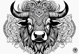 Buffalo tattoo idea