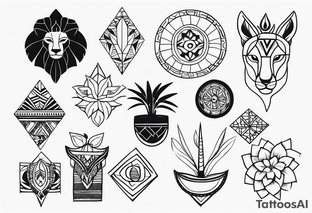 african collarbone tattoos tattoo idea