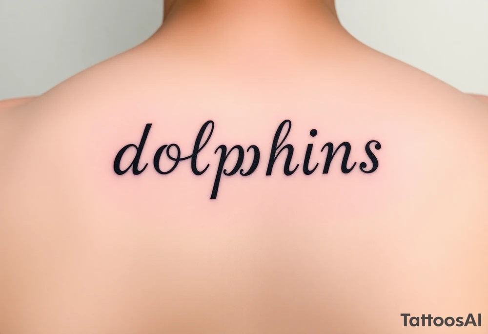 dolphins Music note tattoo idea