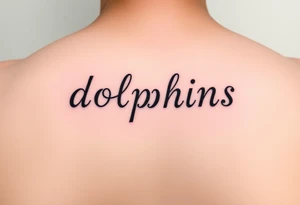 dolphins Music note tattoo idea