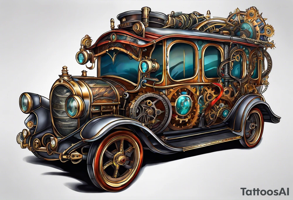 Steampunk tattoo idea