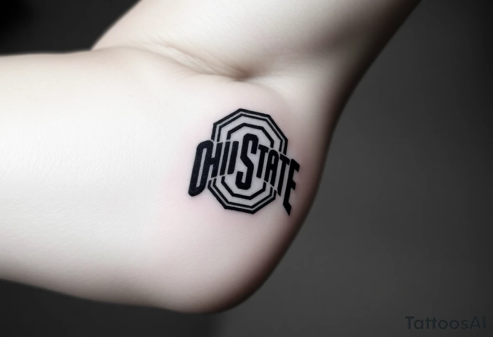 Ohio state  buckeye football tattoo idea