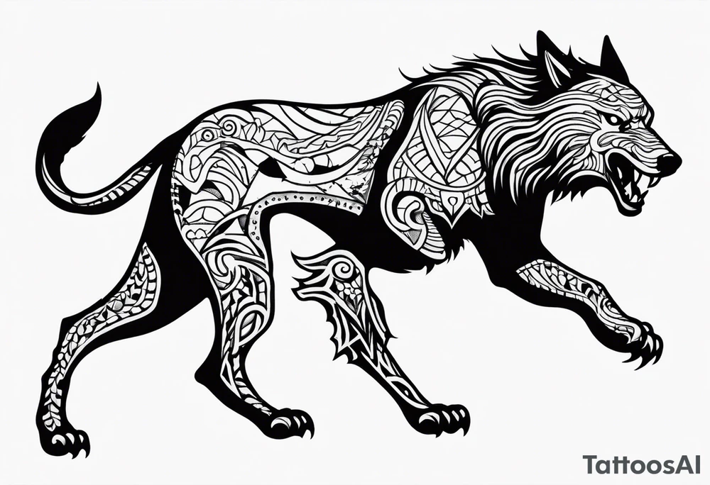 skinwalker tattoo idea