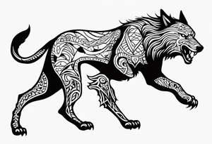 skinwalker tattoo idea