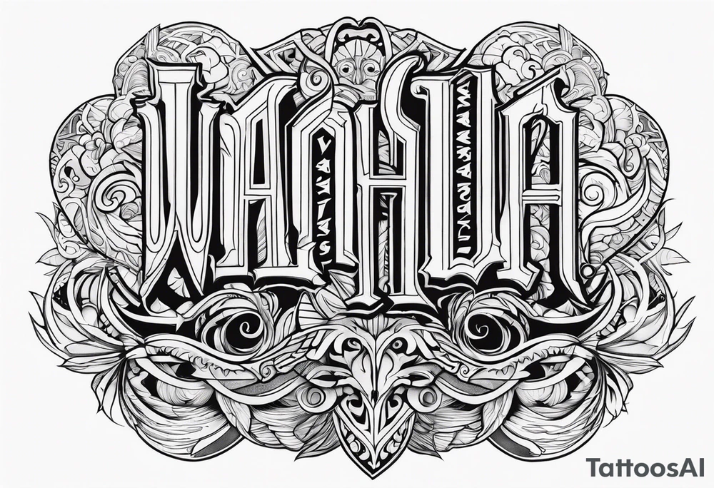 Valhalla gods tattoo idea