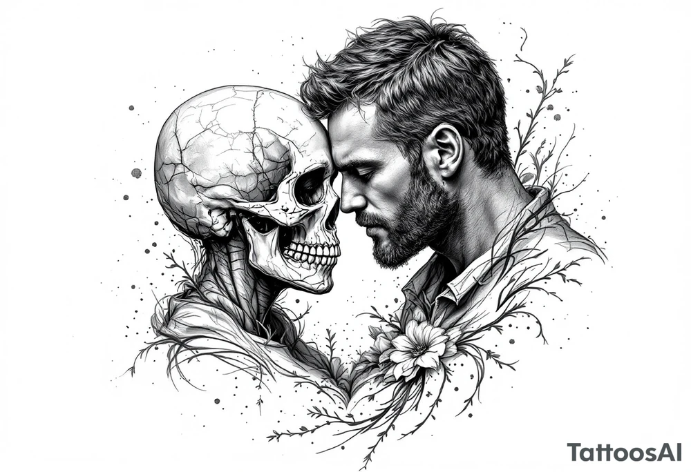 Family, brothers, skull, mom tattoo idea