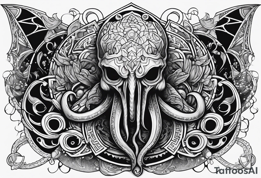 Lovecraftian horror tattoo idea