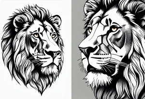 Lion, 11:11, add something cool hood tattoo tattoo idea