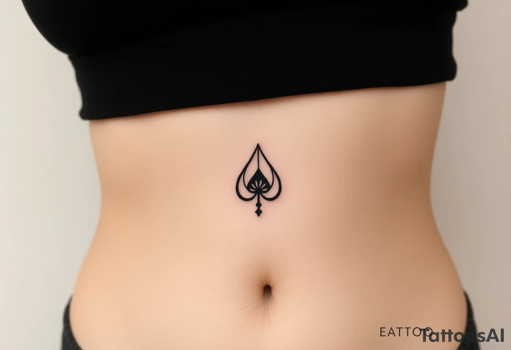 spade tattoo idea