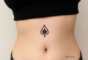 spade tattoo idea