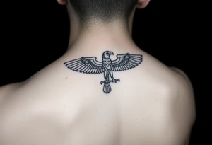 horus is egyptian mythology as a falcon and associated with taurus ruling by venus tattoo idea