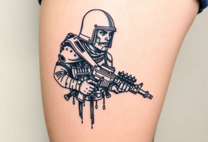 Mabel, soldier, Warrior, September, San Francisco tattoo idea