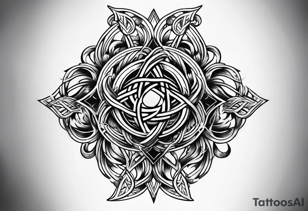 Witches knot tattoo idea