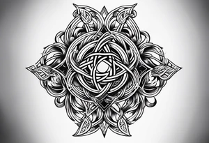 Witches knot tattoo idea