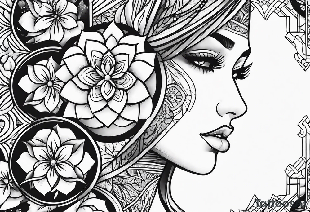 Christian sleeve tattoo idea