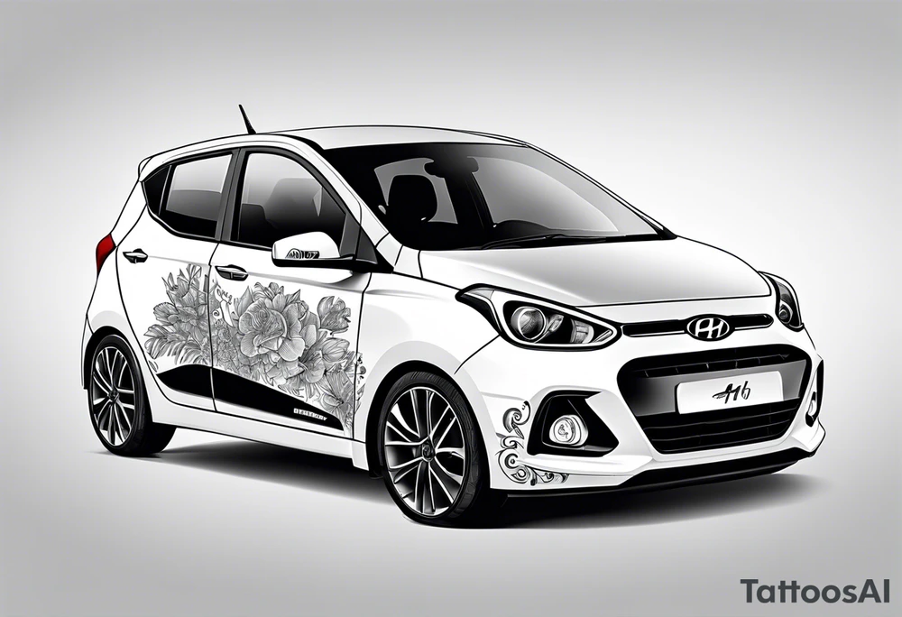 hyundai i10 tattoo idea