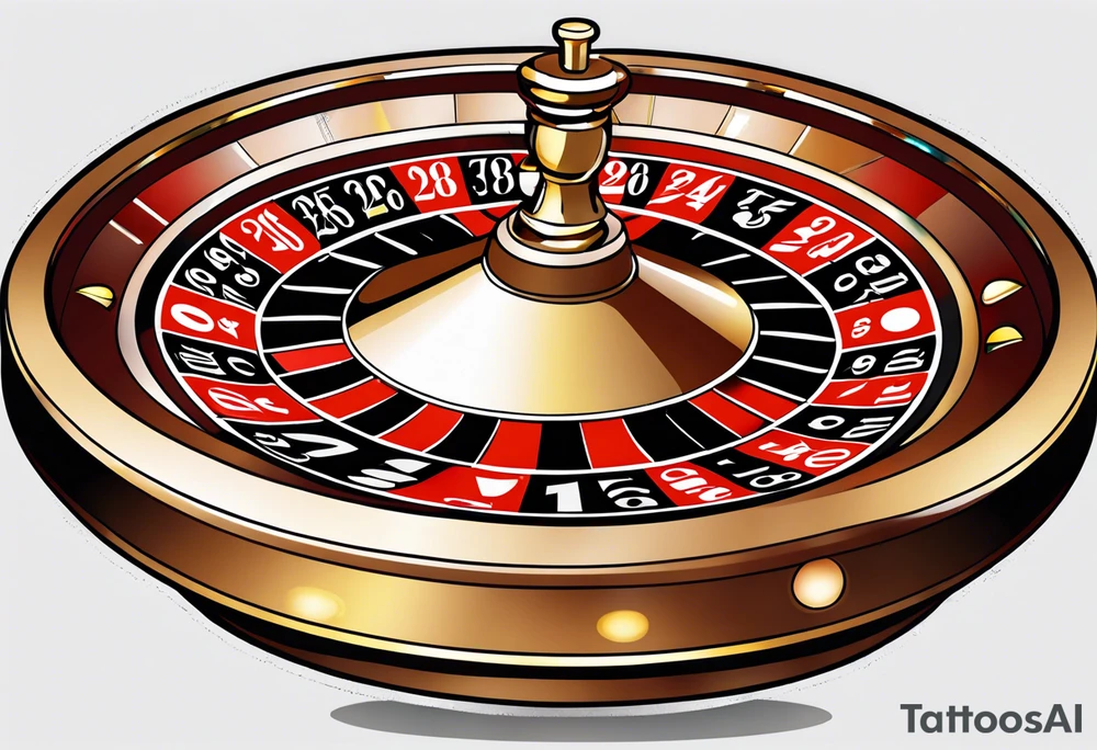 Roulette tattoo idea