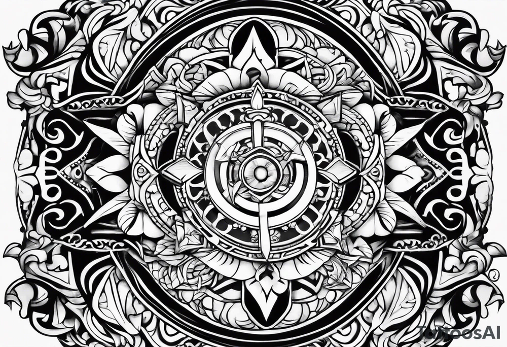 Gemini tribalism tattoo idea
