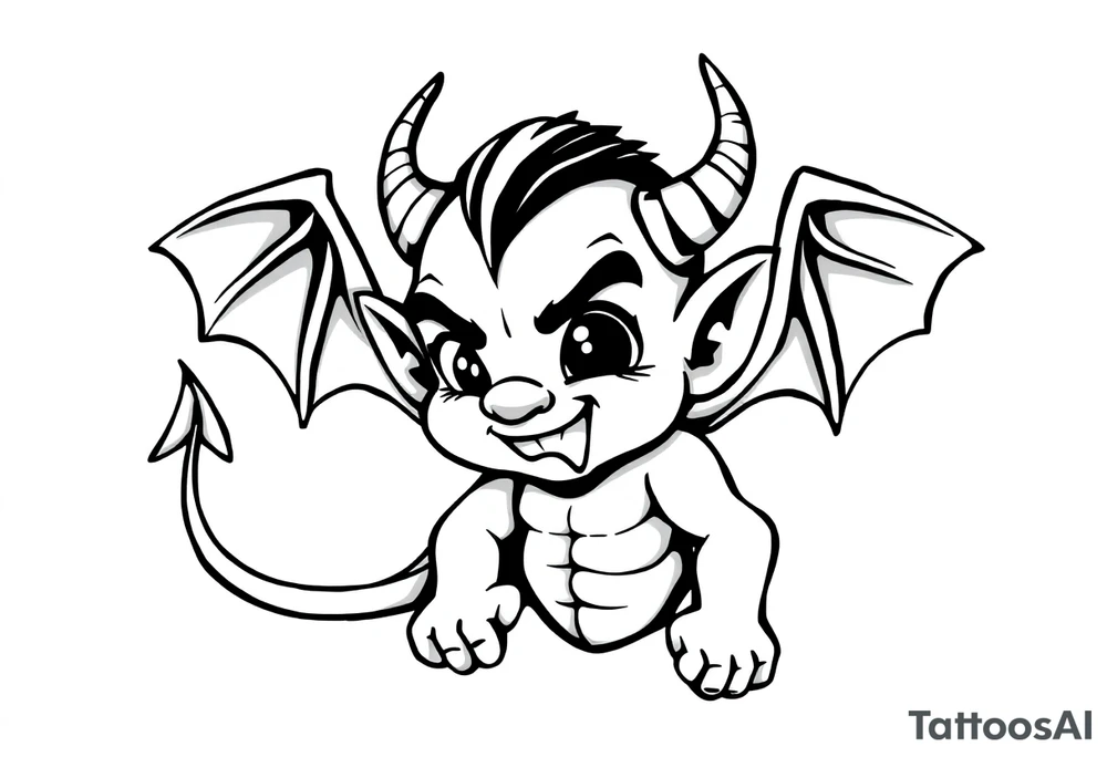 Devil tattoo idea