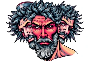 Pinup men tattoo idea