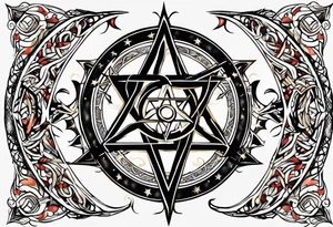 Sigil pentagram tattoo idea