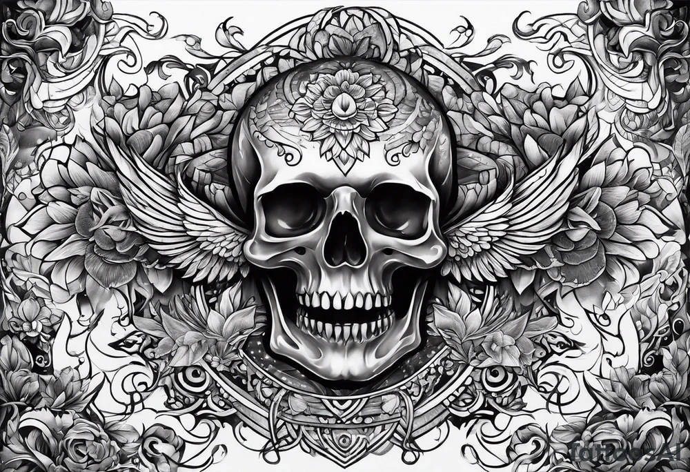 Stomach tattoo full tattoo idea