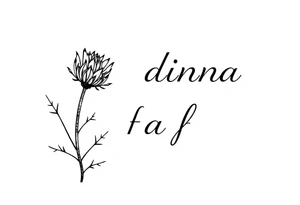 minimaliste simple thistle with dragonfly text : dinna fash tattoo idea