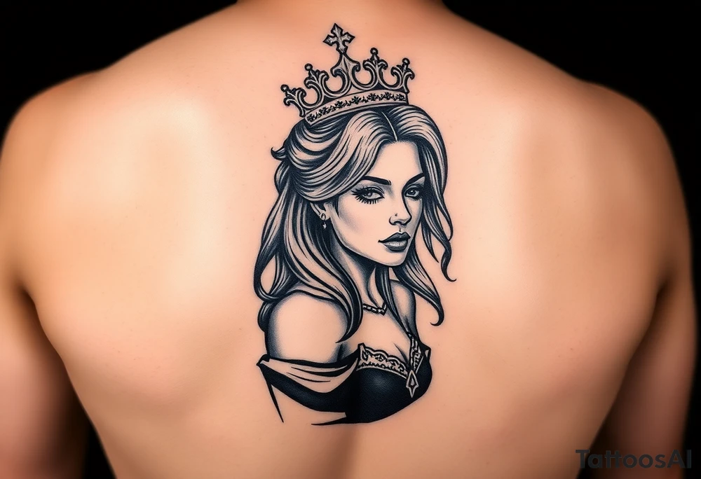 Hot saint Barbra tattoo idea