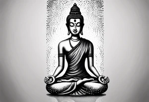 forarm, shiv bhagwan in meditation tattoo idea