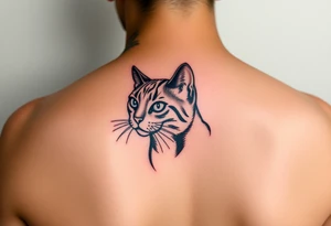 Burmese cat tattoo idea