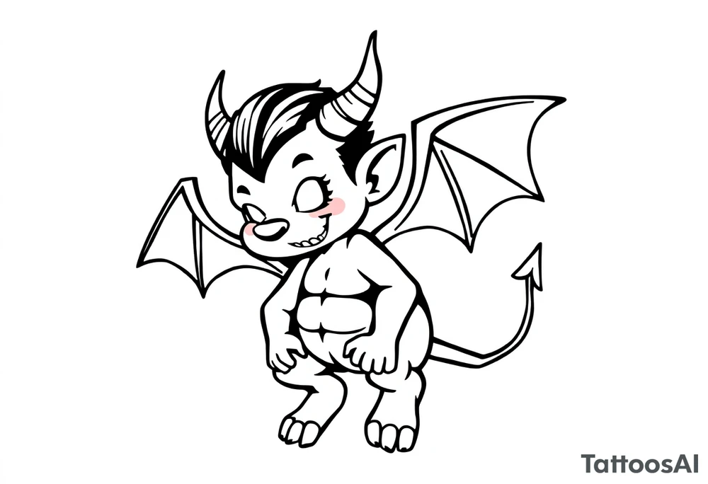 Devil tattoo idea
