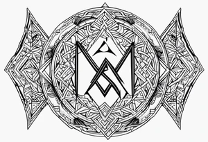 Kendra and Bubba, Nordic rune love tattoo idea