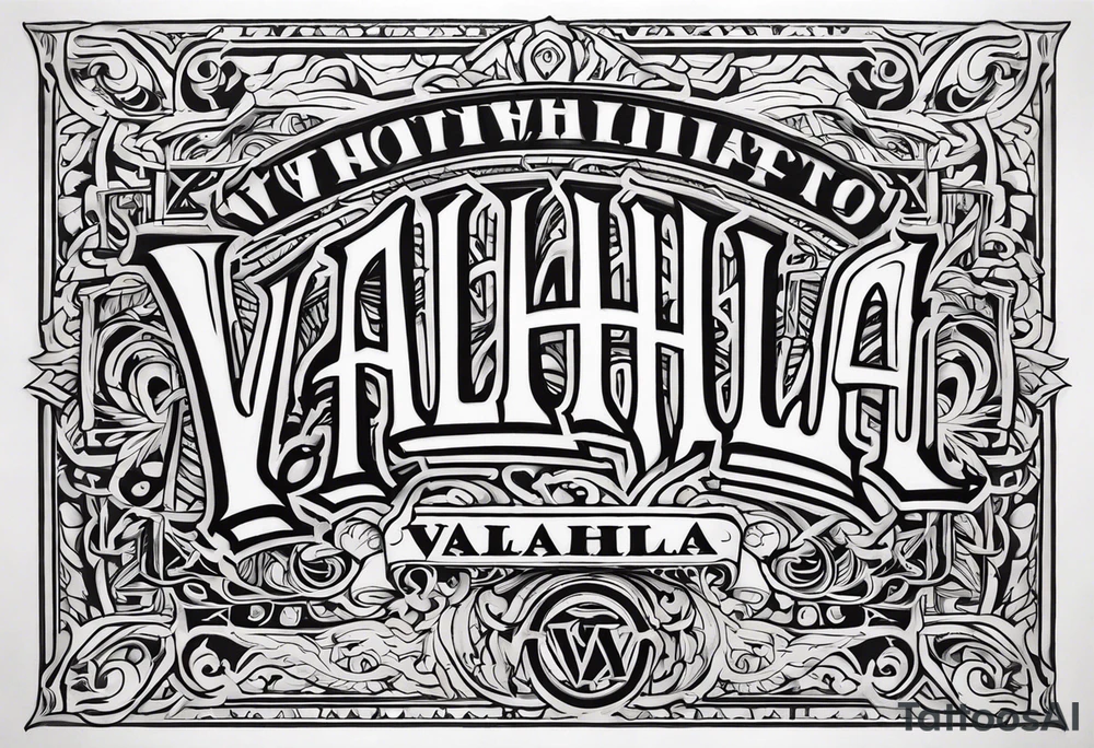 Valhalla tattoo idea