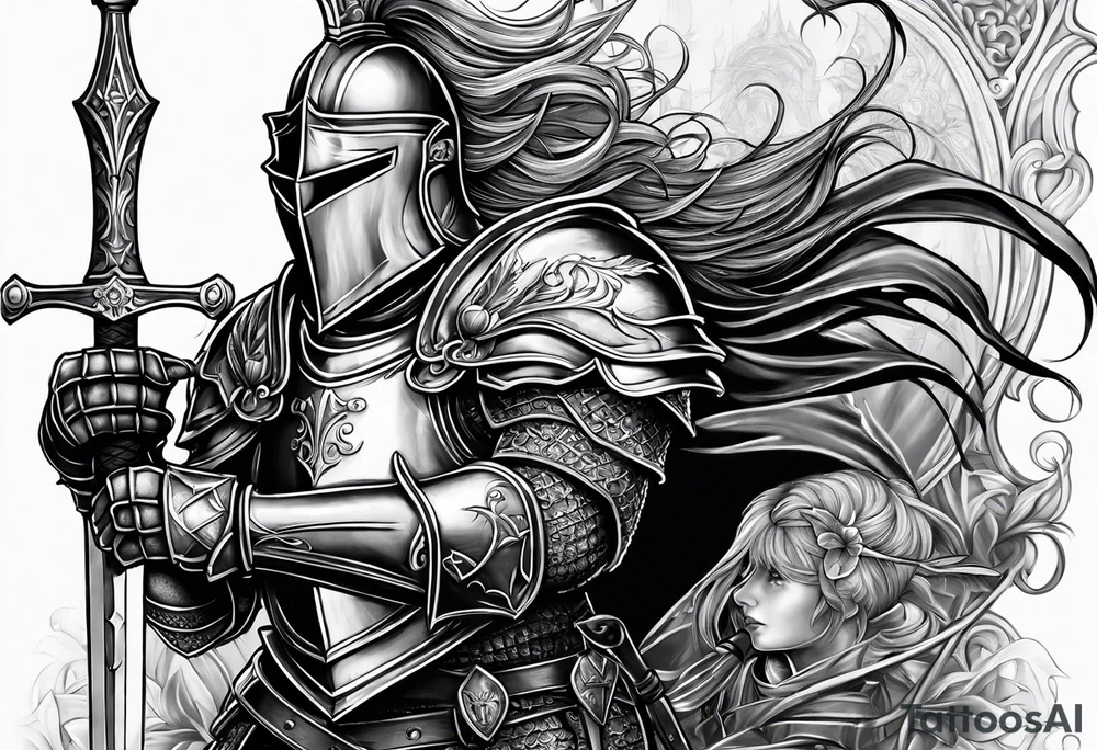 Knight tattoo idea