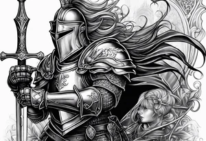 Knight tattoo idea