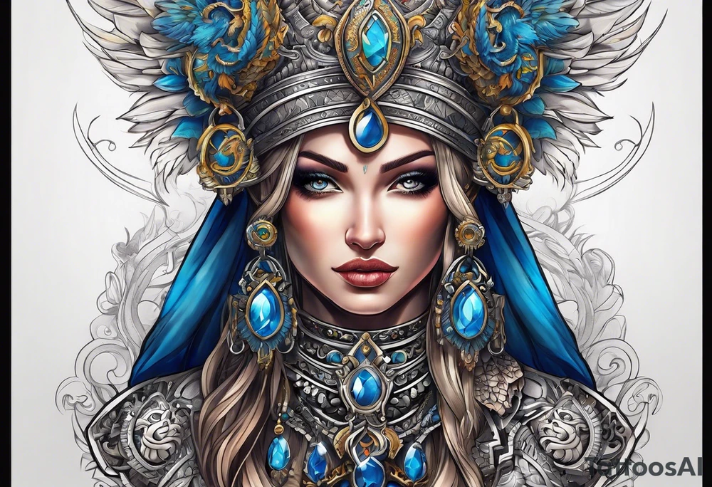 Glory of Ukraine tattoo idea