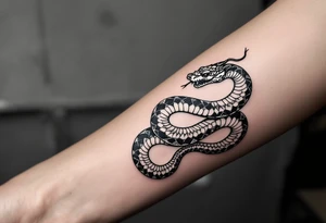 streetwear snake tattoo idea