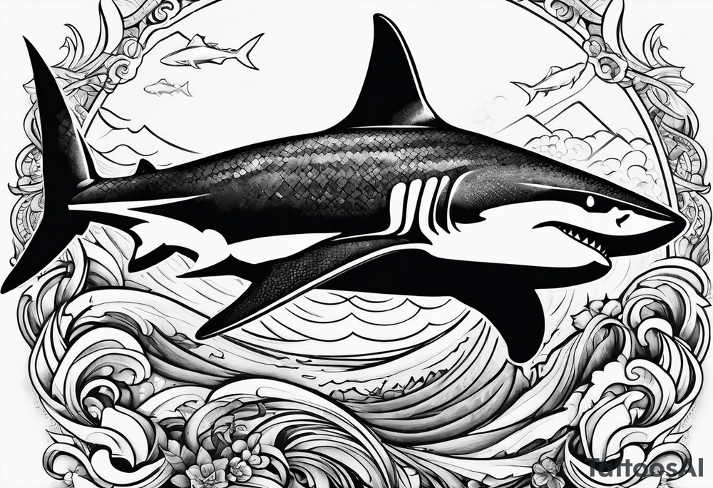 Shark tattoo idea