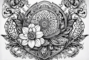 Simple Two-Band Tattoo Design With my kids names (Vedran and Srna) tattoo idea