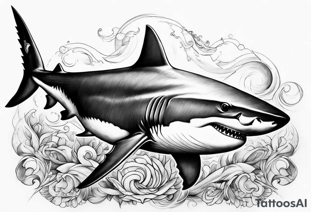 Shark tattoo idea